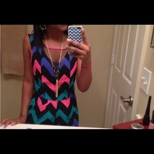 Charlotte Russe Neon Flirty Romper